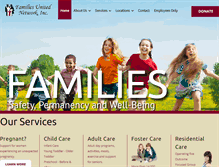Tablet Screenshot of families4kids.org